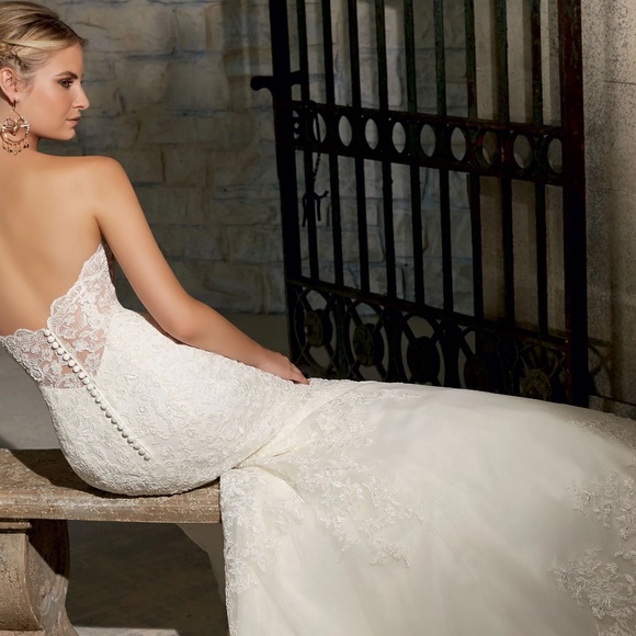 Mori Lee 2713 Wedding Dress (New With Tags!) - Picture 4 of 8